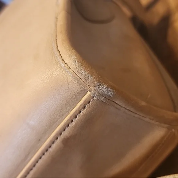 Coach Brighton Putty Vintage 80's Leather Belt Bag - Picture 9 of 15